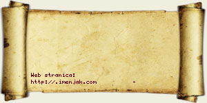 Andjelina Trakilović vizit kartica